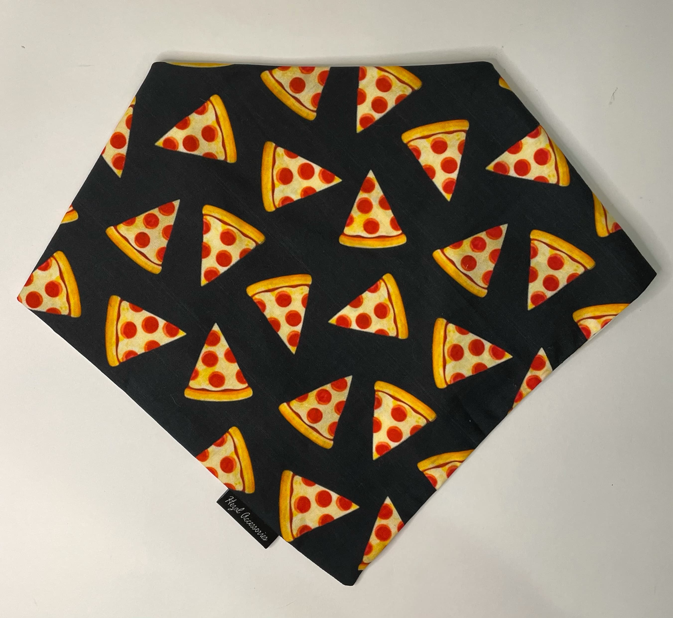 I love pizza tie on bandana  image 3