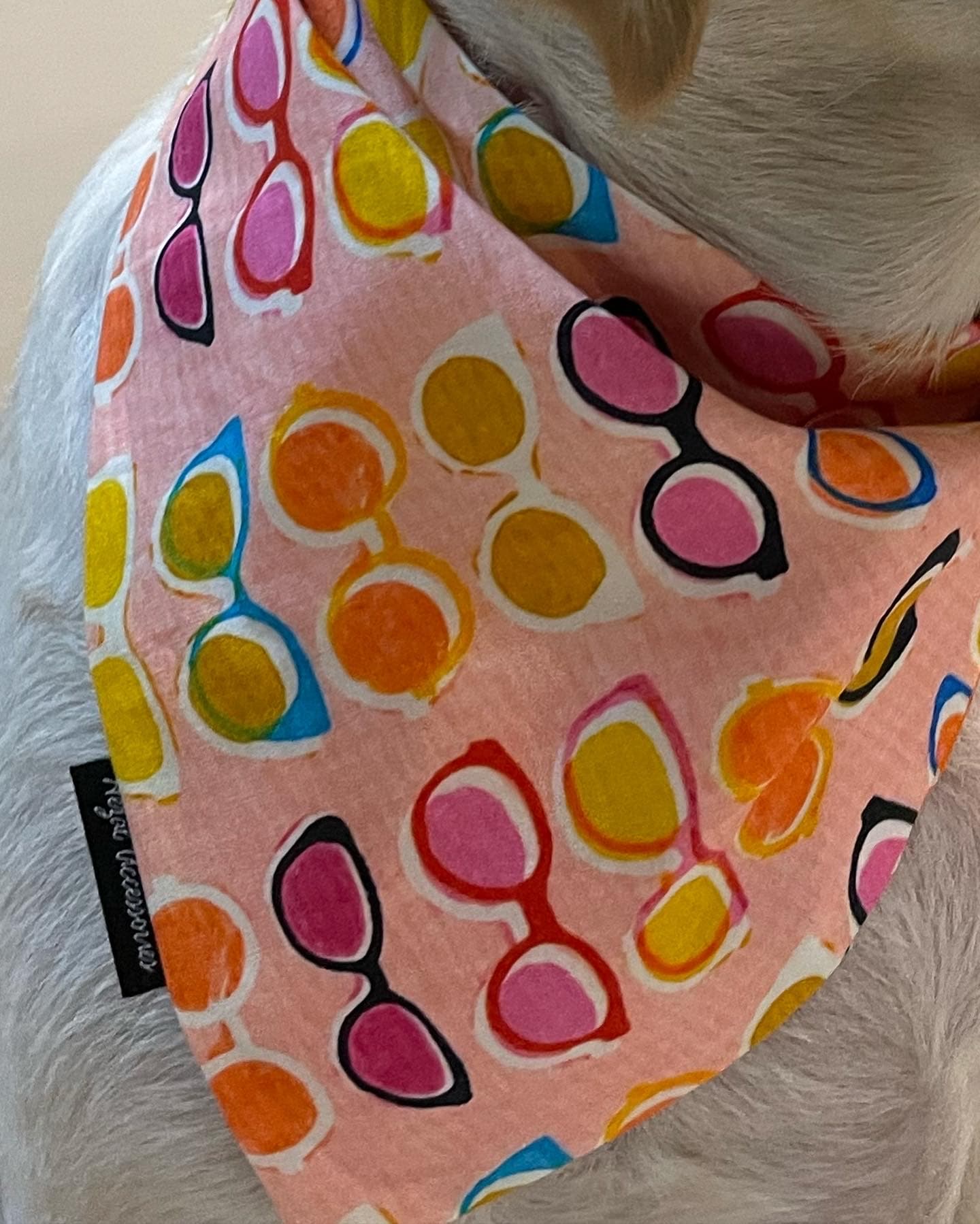 Colourful sun glasses tie on bandana  image 2