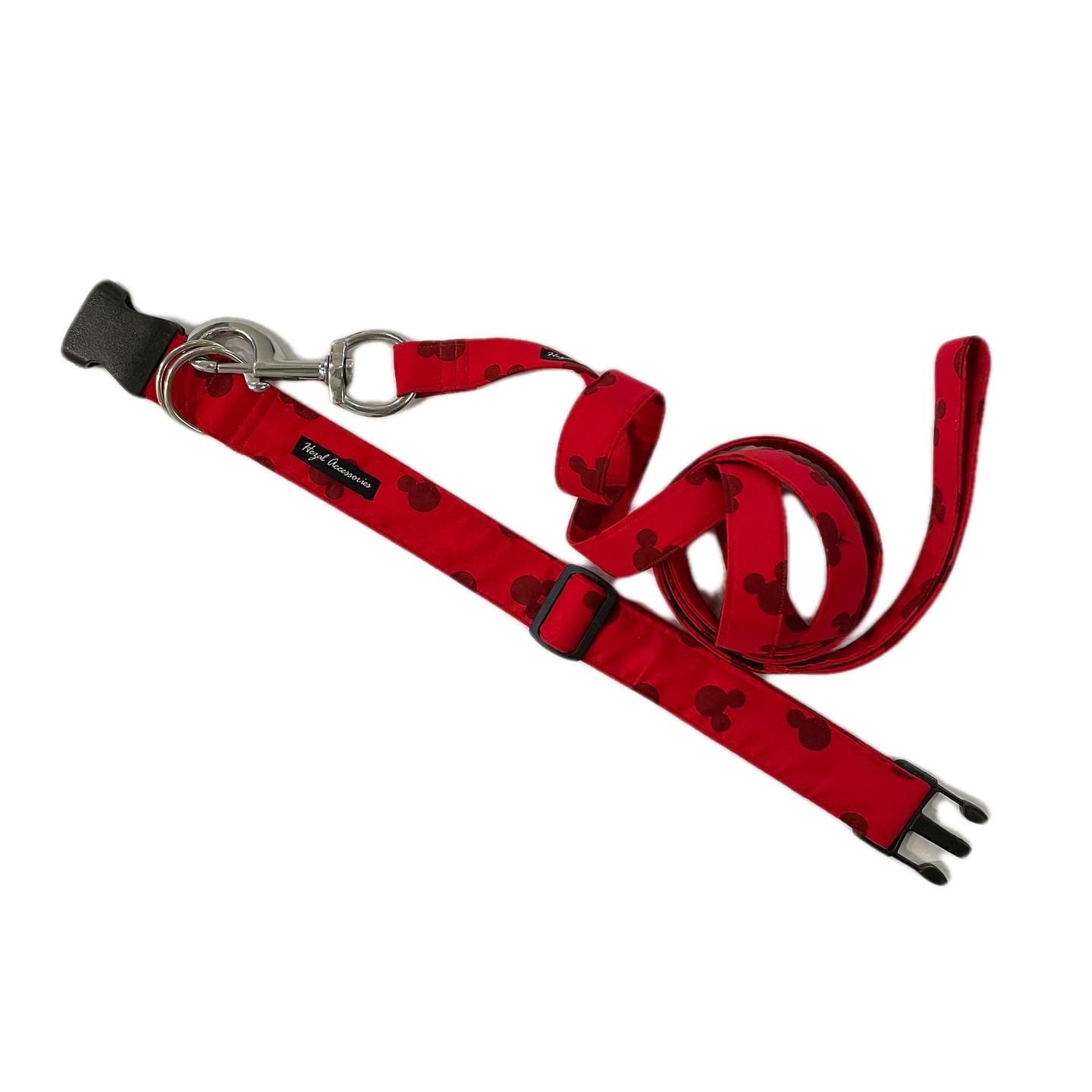 Mickey red collar leash set  image 2