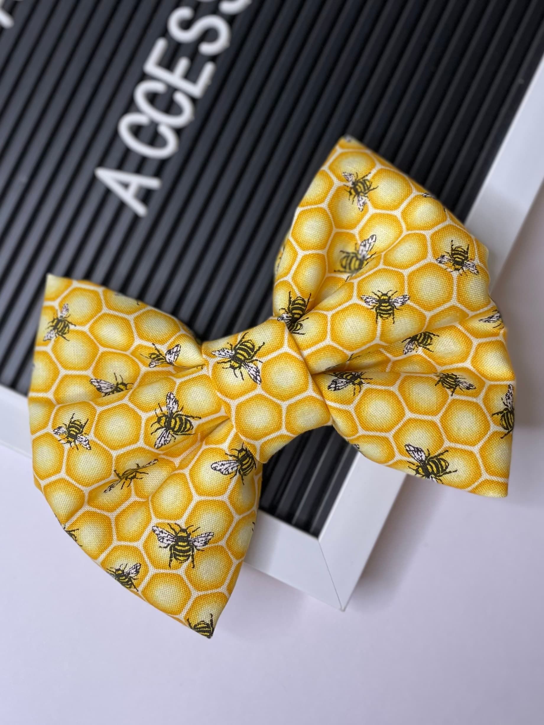 Bee Happy Bow Tie 