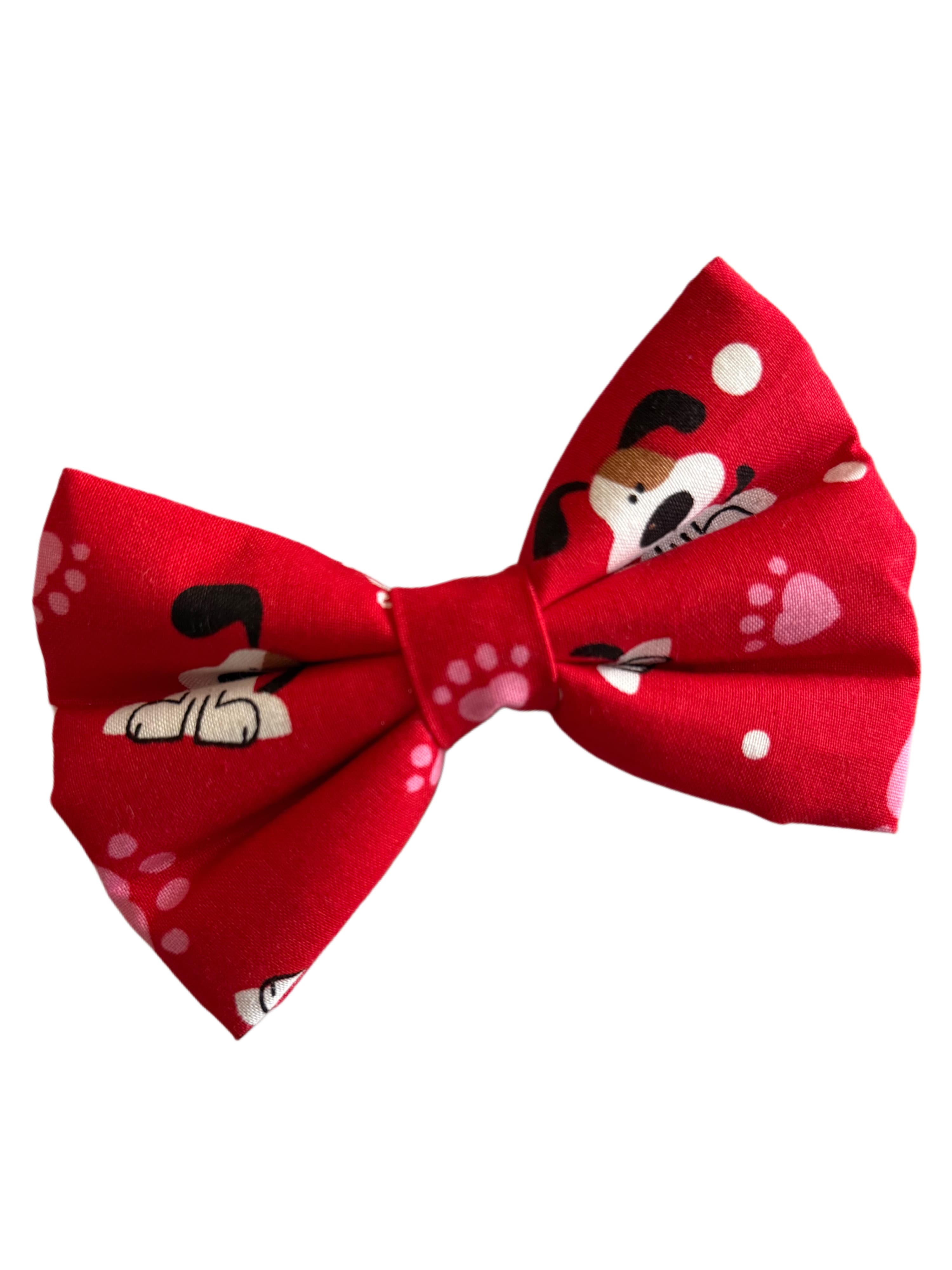 ‘I woof you’ bow tie 