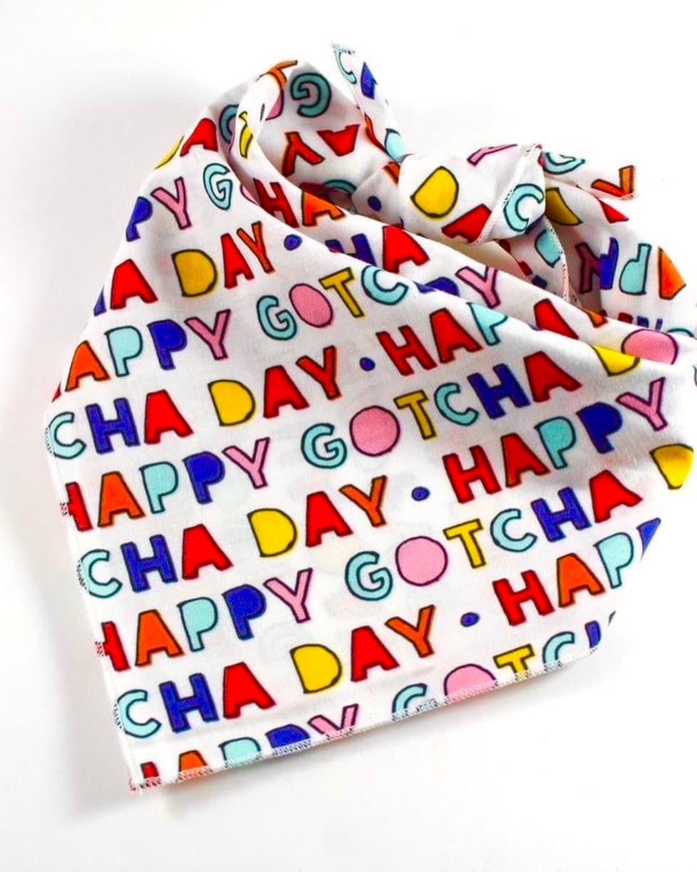 Gotcha Day Celebration tie on Bandana image 3