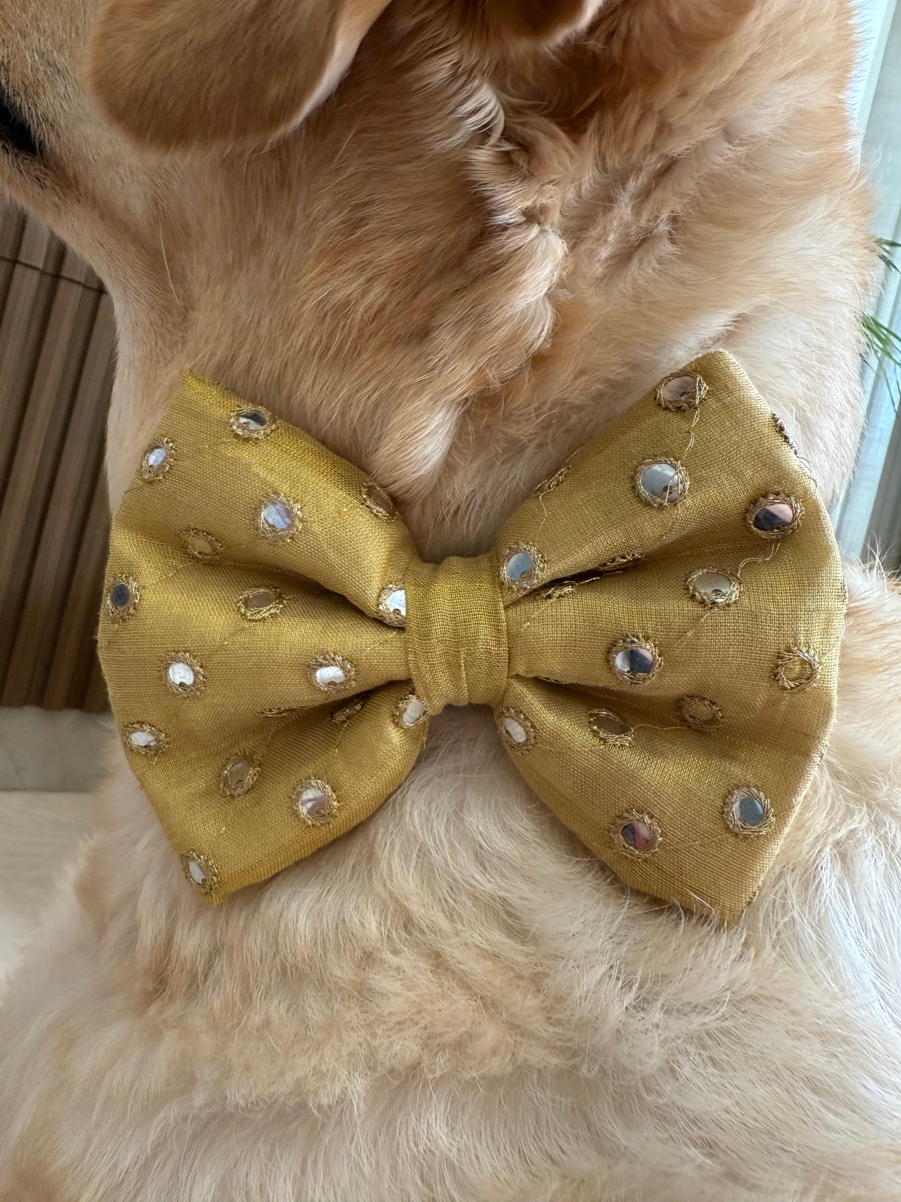 Golden Sparkle Bow Tie  image 2
