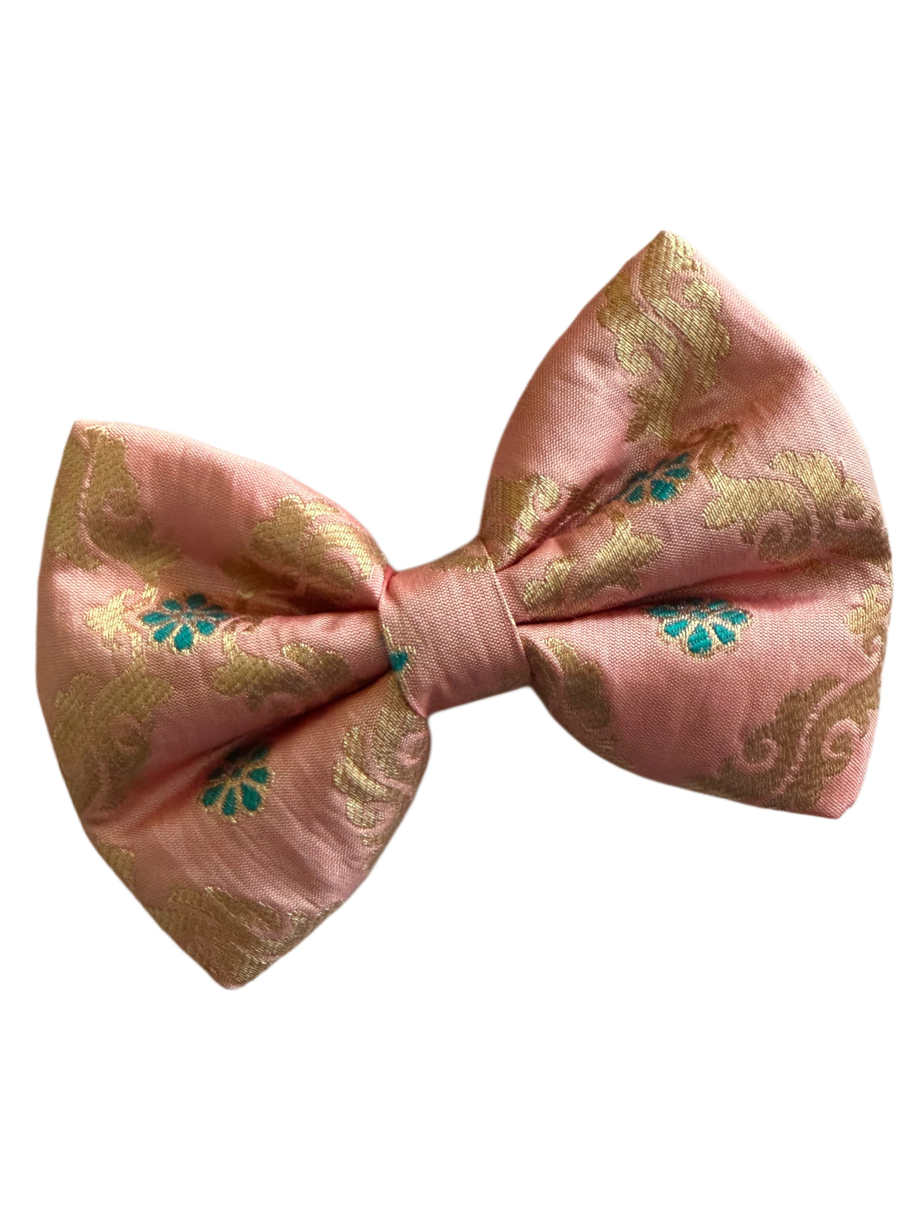 Rosé Luxe Bow Tie